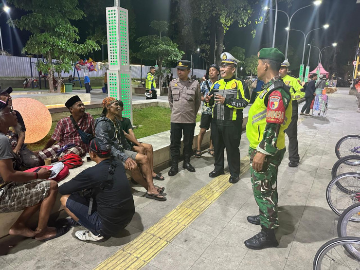 Sinergi TNI-Polri dan Satpol PP, Patroli Bersama Jogo Sidoarjo