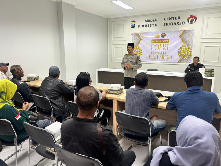 Polresta Sidoarjo Perkuat Sinergitas dengan Lewat Buka Bersama Insan Pers